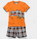 Children Baby Boys Girls Kids Short Sleeve Tshirt Shorts Pajamas